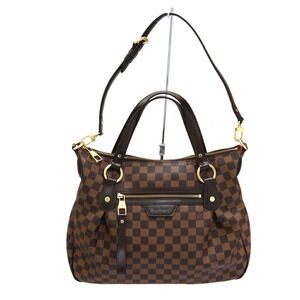 Louis Vuitton Evora Bag Damier Ebene Brown